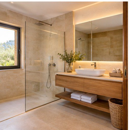 Baño limpio